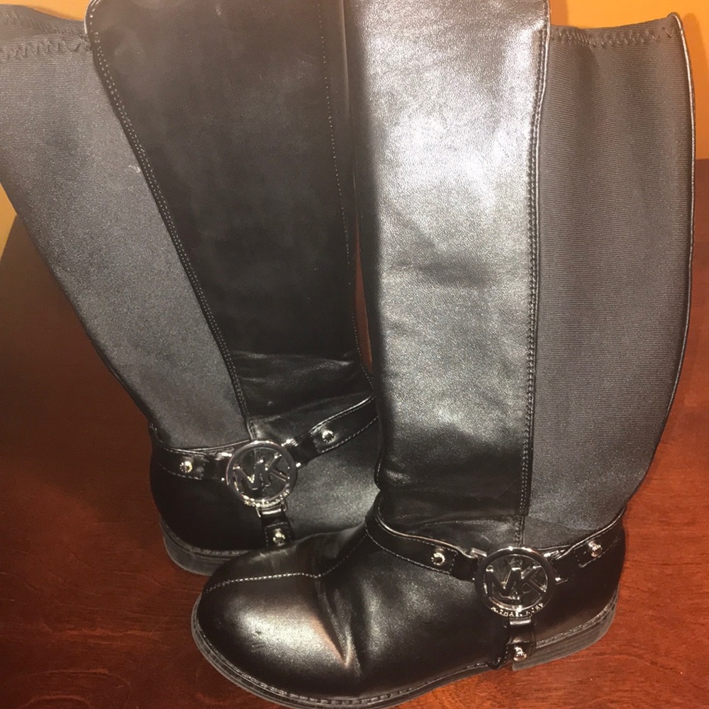 Black Michael Kors Boots for Kids